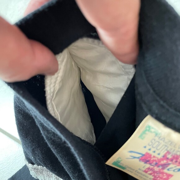 Vintage 80s 90s Hazelwood Southwestern Fashion Fringe Womens T-Shirt Size L - Picture 6 of 9